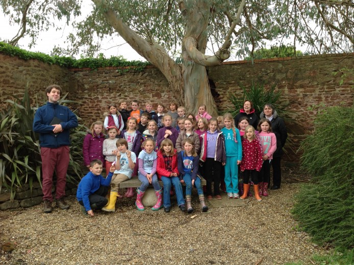 PRESS RELEASE from Bridgwater College - Meare Primary School visit Meare Primary School visits The Walled Gardens of Cannington